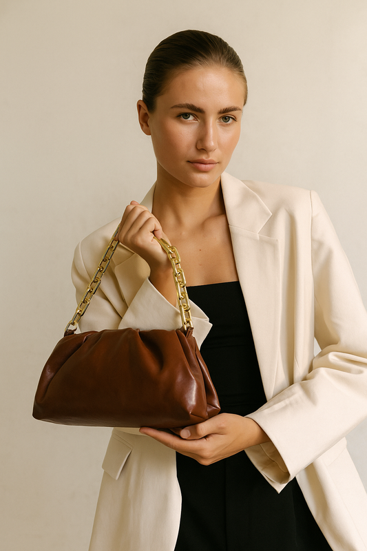 SW-006 Chain Bag - Brown