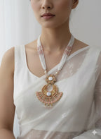 nourah moti har set - Pink