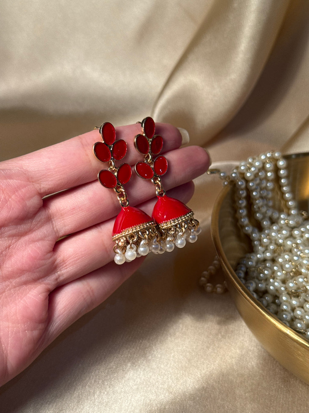 Booti Jhumki - Maroon