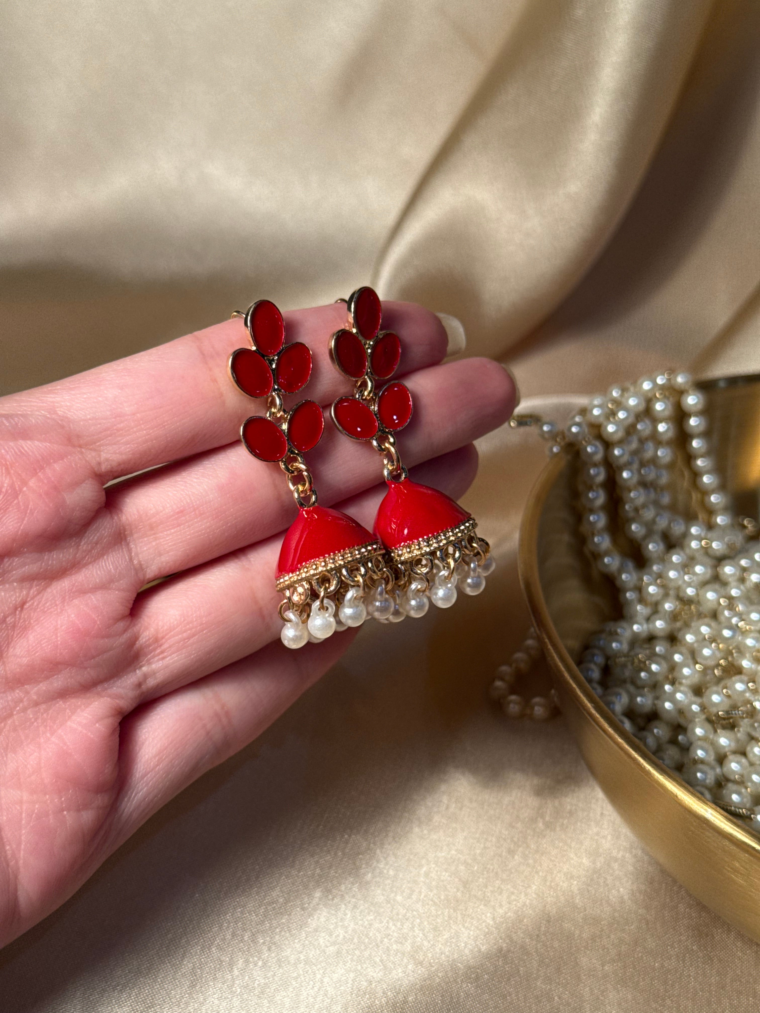 Booti Jhumki - Maroon