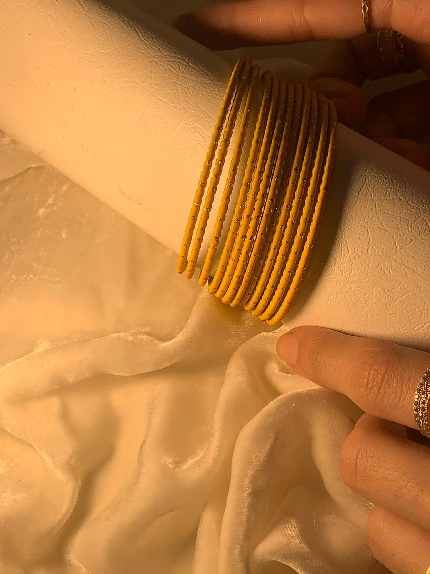 BD-14 Bangles - Yellow (12 Pcs)
