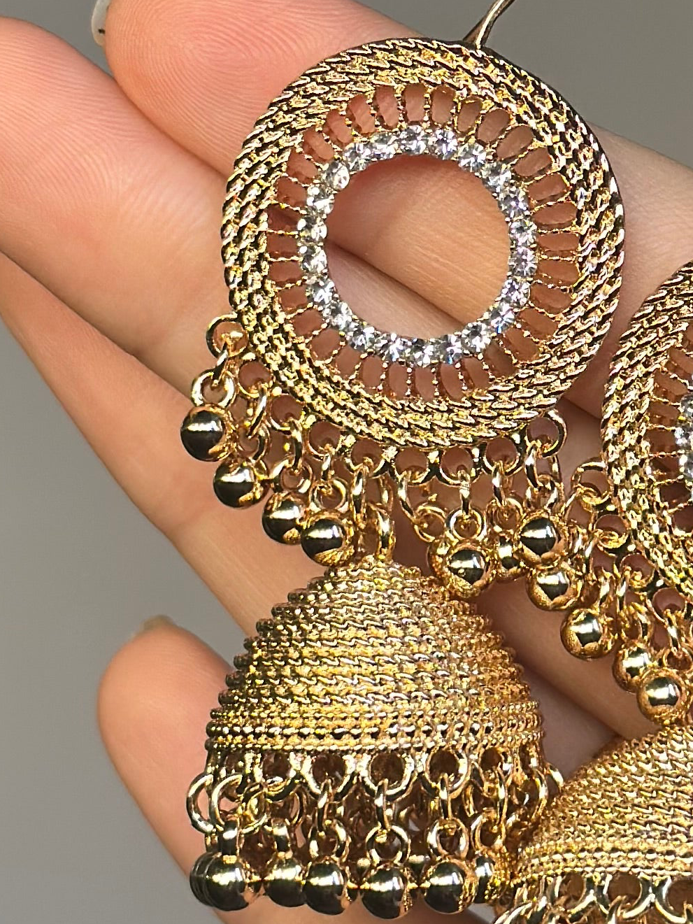Gul jhumki gold - eid collection