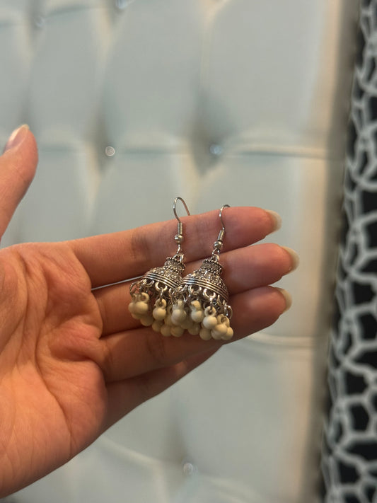 Mini chandi With white beads(meharbano collection)