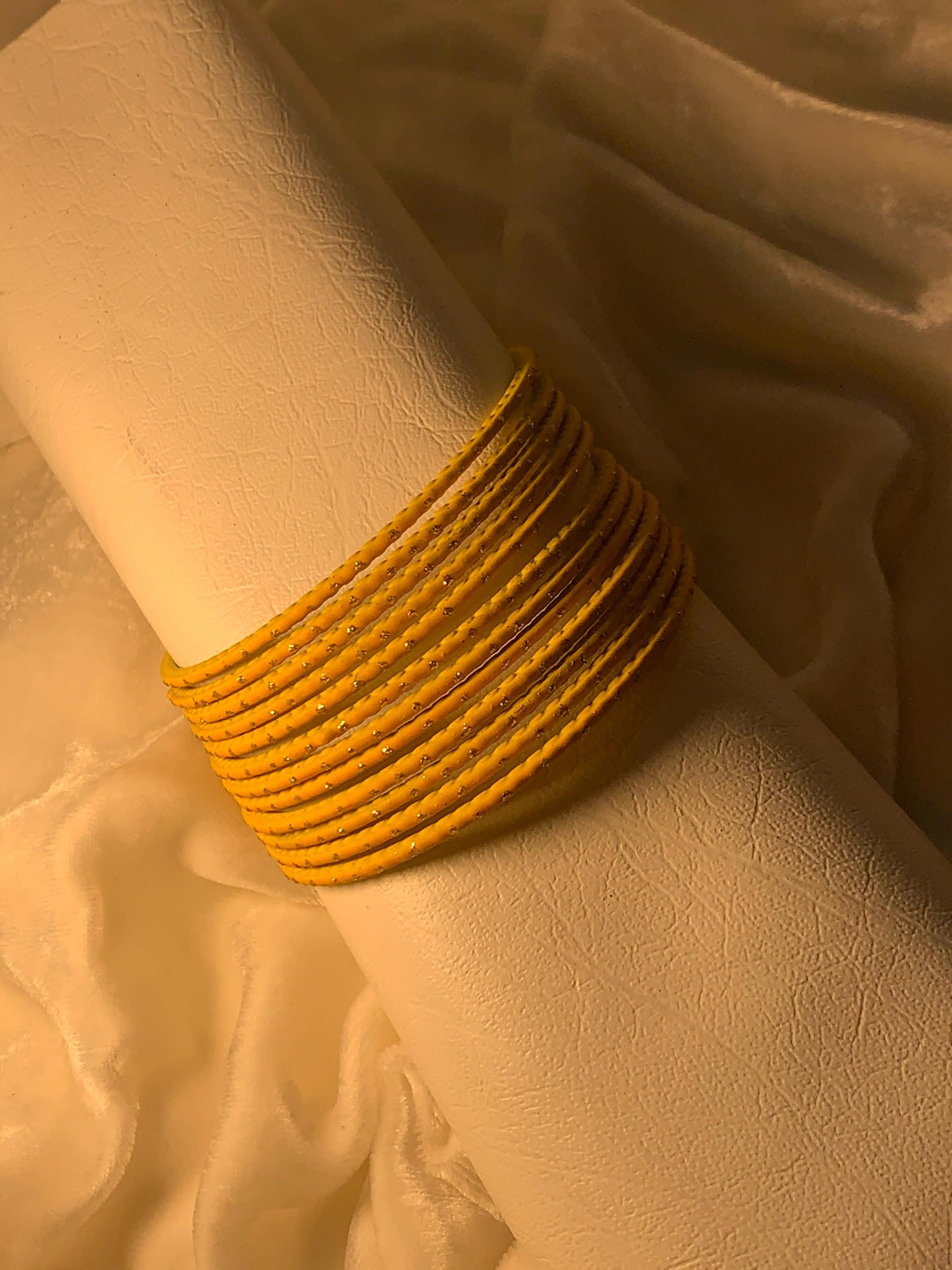 BD-14 Bangles - Yellow (12 Pcs)