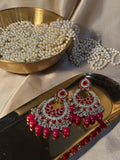 Nilofer Earrings - Red