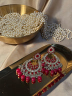 Nilofer Earrings - Red