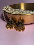 Meena karri antique Earrings - Black