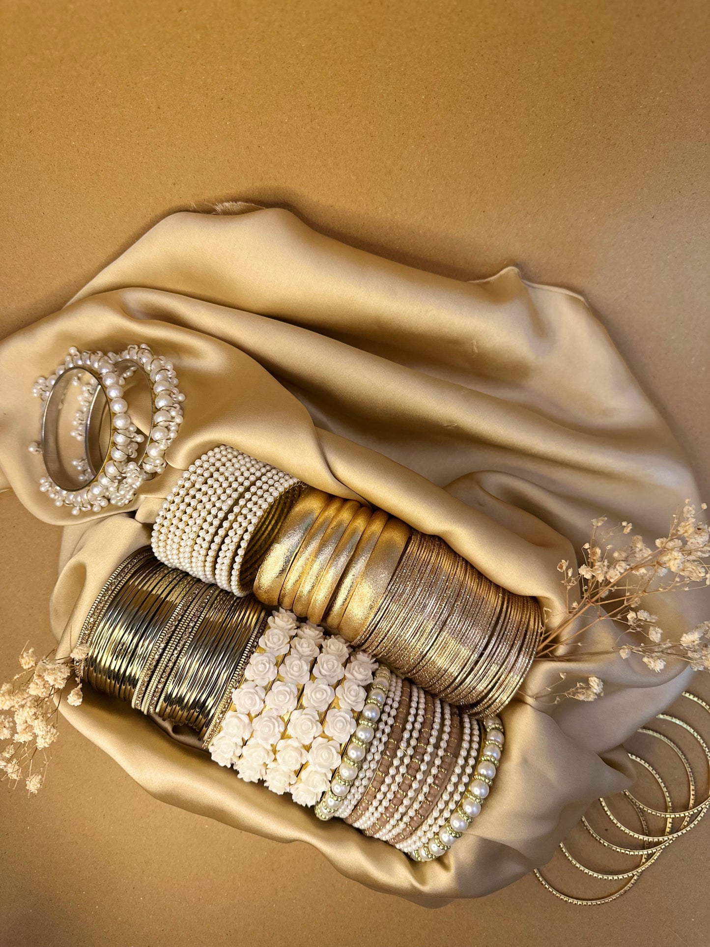 Gold bangle box