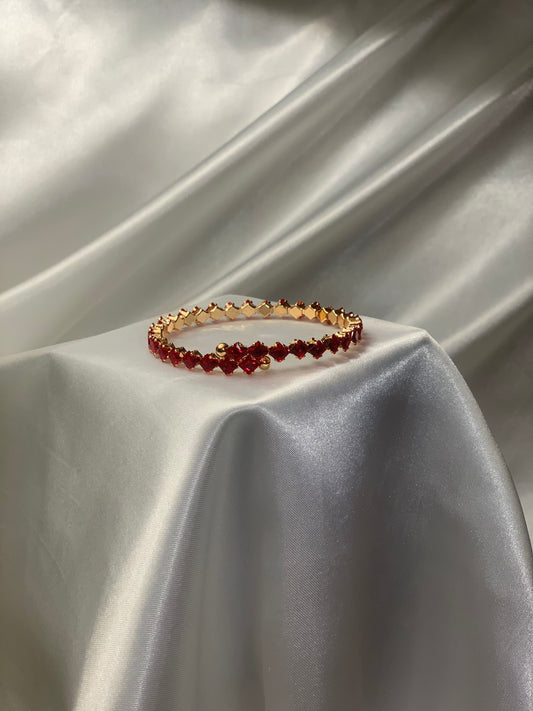 Bracelet Red and Gold