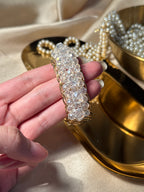 White bedazzled bracelet (kids collection)