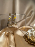 Dadi ki antique jhumkiyan khass collection -yellow