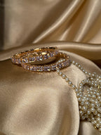 Prism bangles Gold - White  (kids collection)
