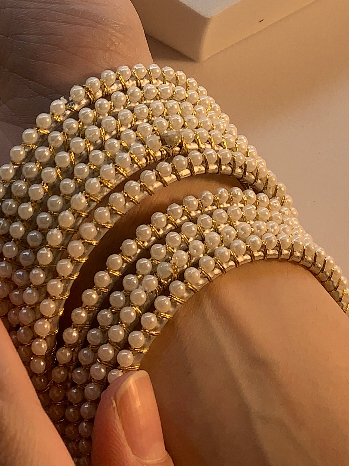 Pearl Chooriyan with Silver base.