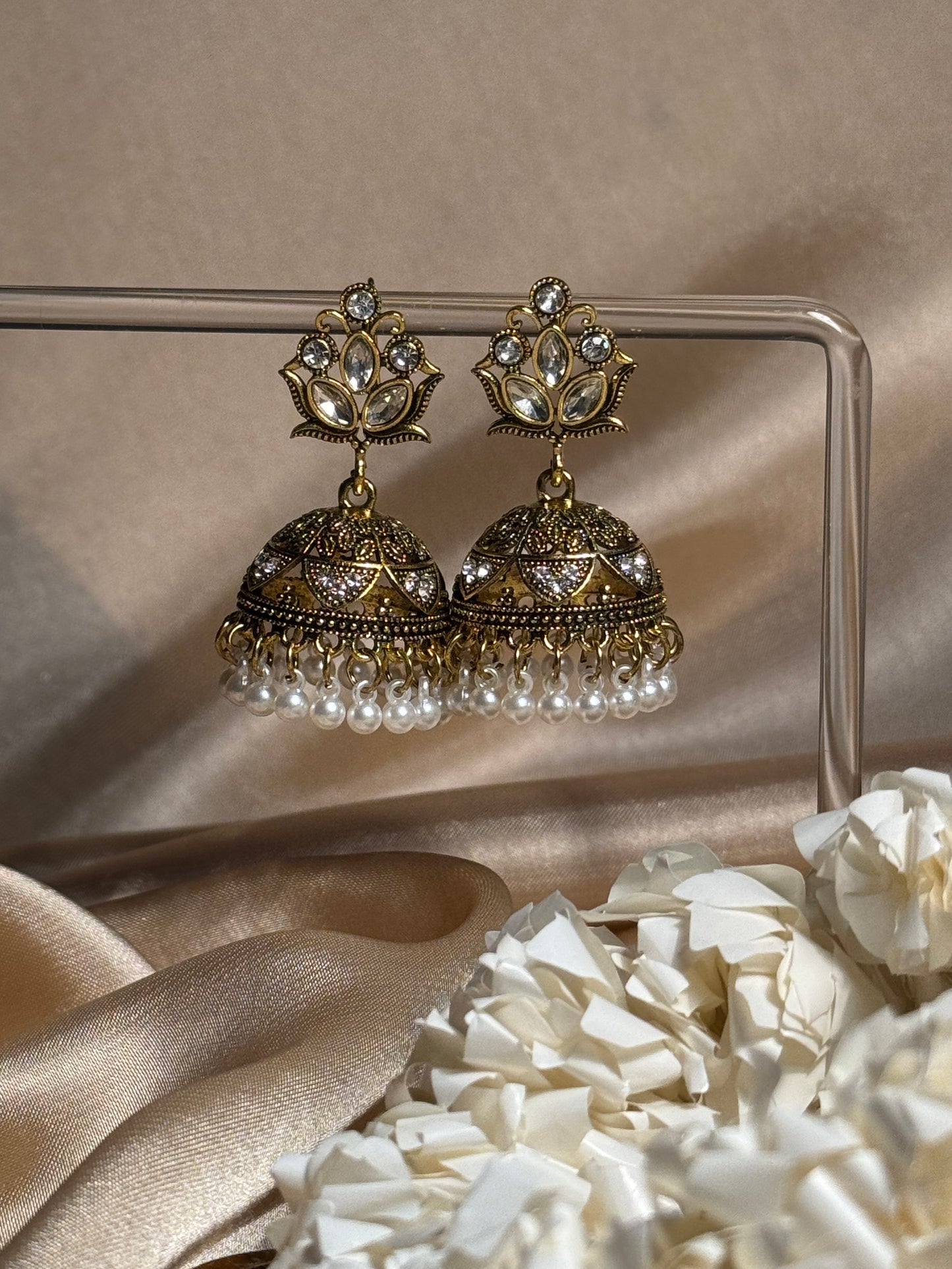 Aneela 3.0 khass collection-gold and white