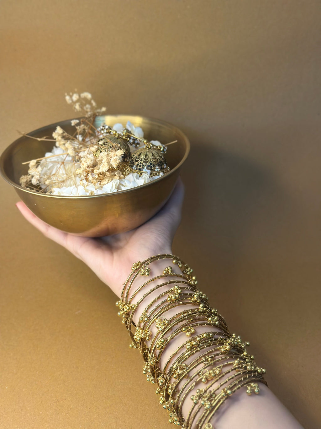 Ghungroo Gold bangles bundle