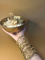 Ghungroo Gold bangles bundle