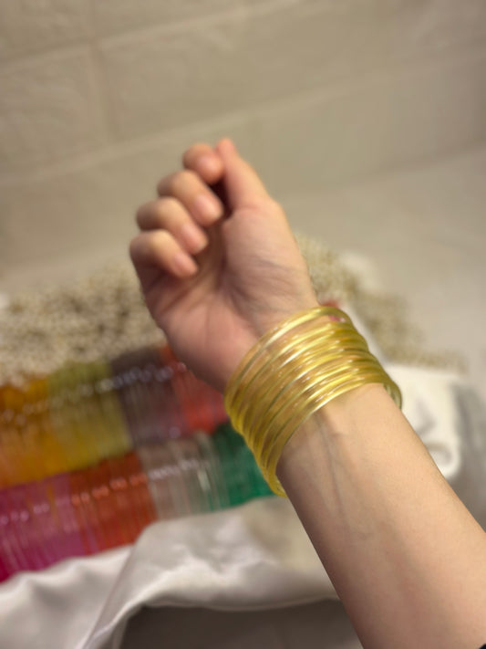 Viral Jelly bangles - Yellow