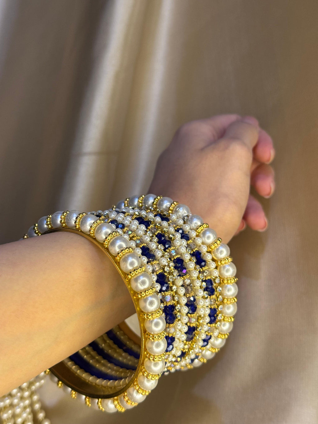 Moti Rani bangles - Blue