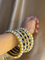 Moti Rani bangles - Blue