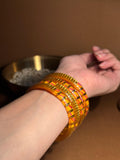 Sunshine Gulnaz bangle - Pink n Red