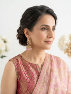 Nani ki jhumkiyan khass collection-gold and pink