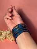 Pop Petal Bangles - Blue