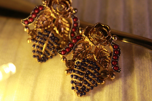 EFS-05  Gold Plated Rose - Red and Black