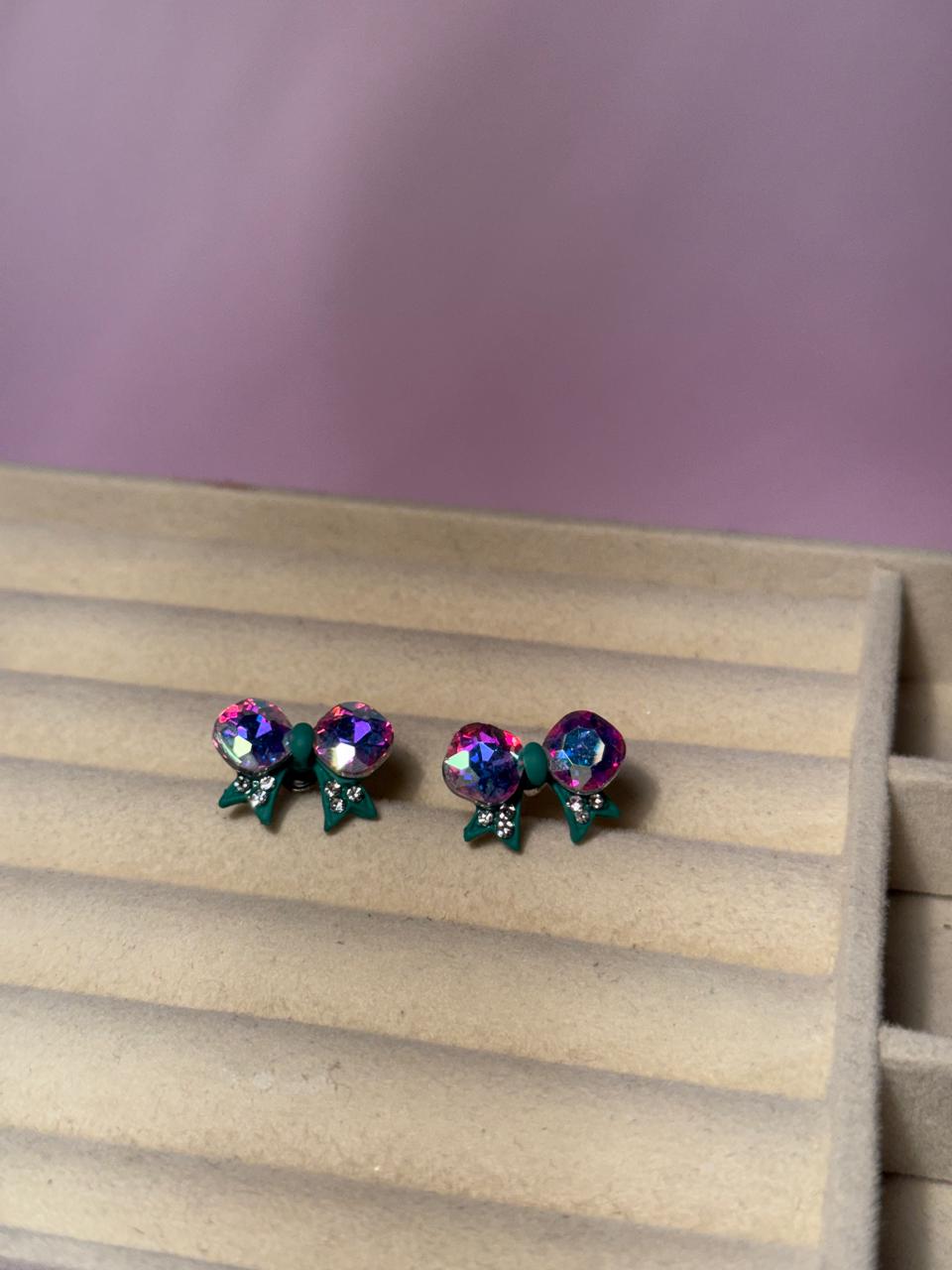 Bow Ties Studs - Holographic