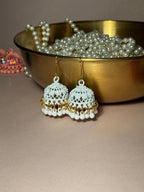 Ruhi jhumki - White