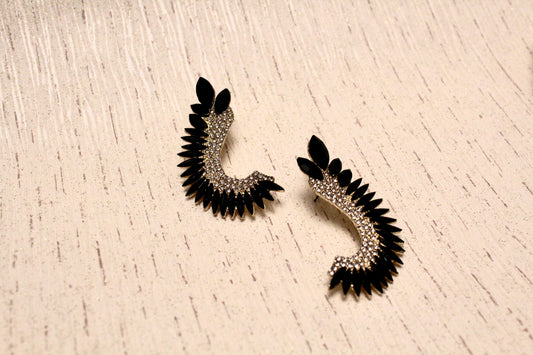 ES- 10  Ear Crowns - Black