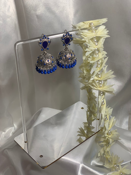 Hurrem Jhumkay (Navy Blue)