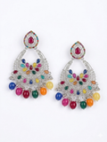 Nilofer khass collection-silver and multi