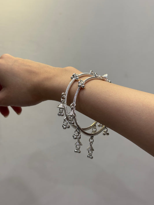 Ghungroo white chand raat collection