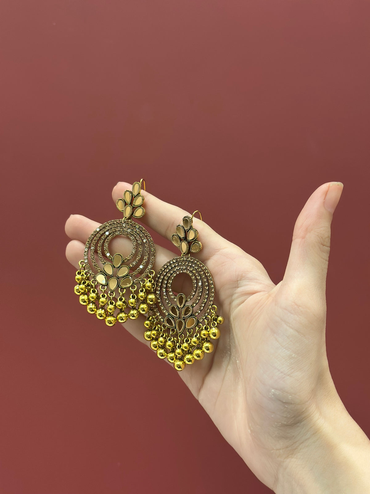 6 Ringlets Antique Gold