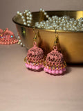 Ruhi jhumki - Pink