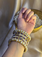 Moti Rani bangles - Purple