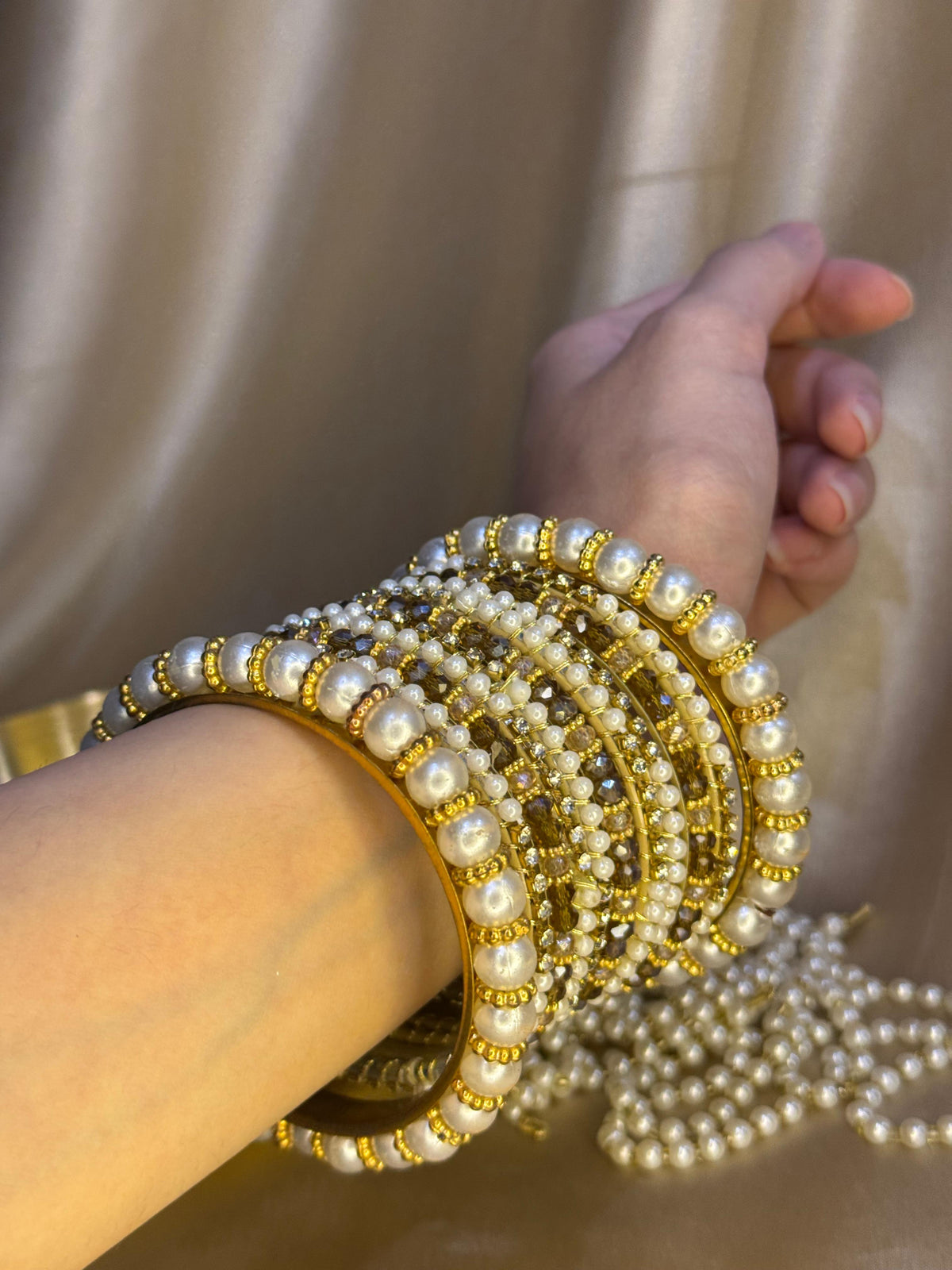 Moti Rani bangles - Brown