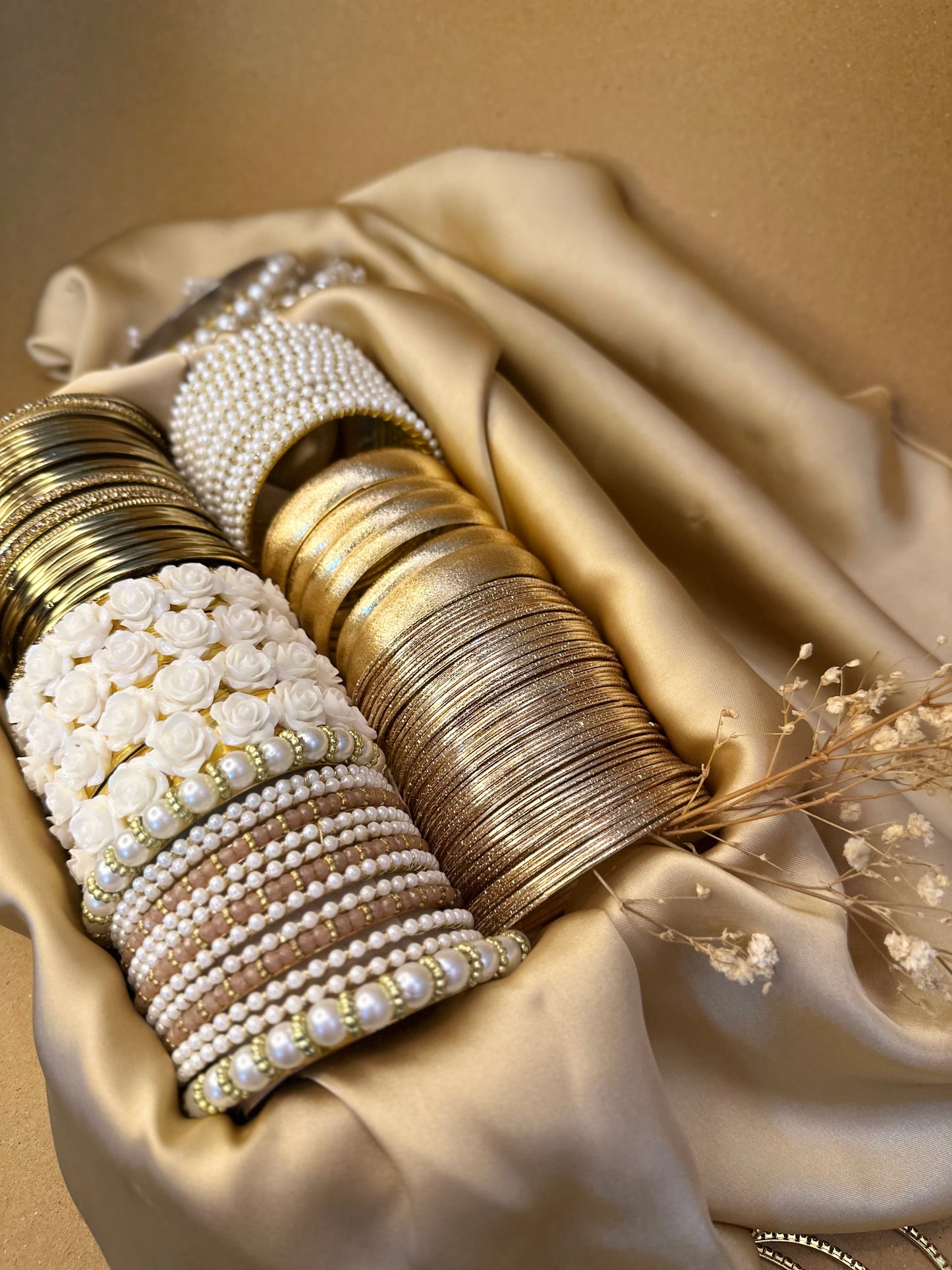 Gold bangle box