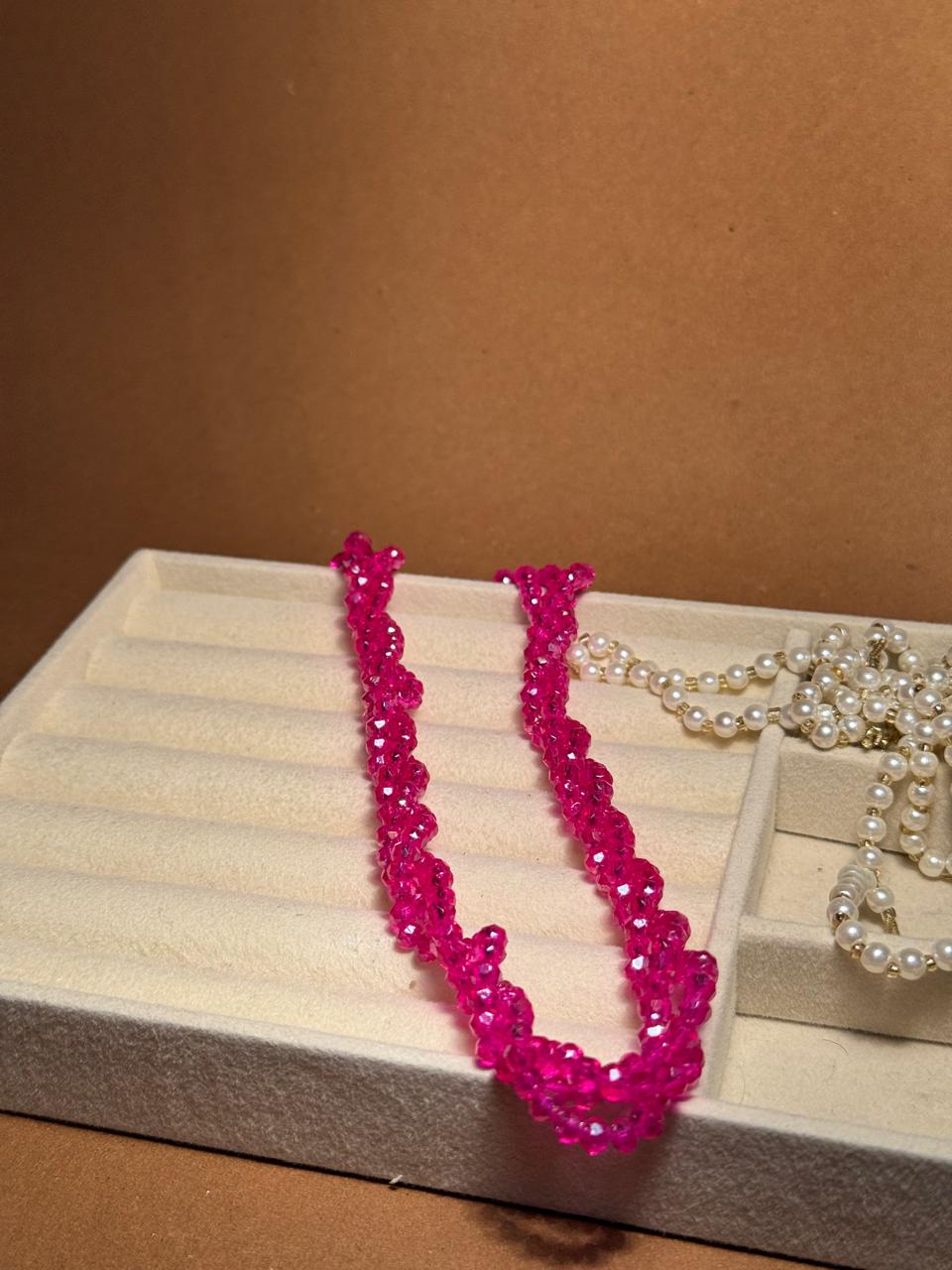 Crystal Chain - Pink