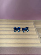 Bow Ties Studs - Blue