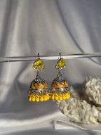 Chakor silver booti Rang-e-desi yellow