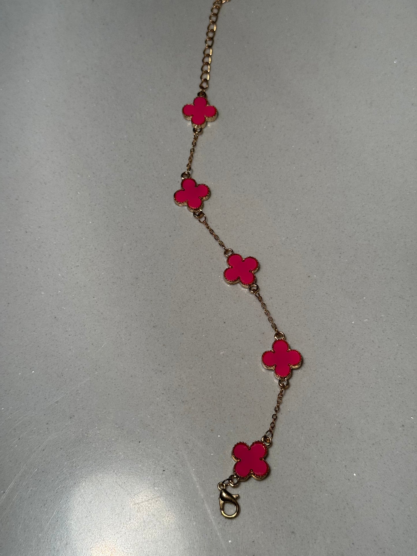 Red Marble Bracelet