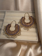 Mahrani earrings- grey