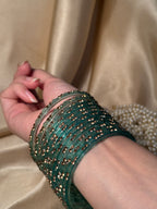 Gem bangles light green