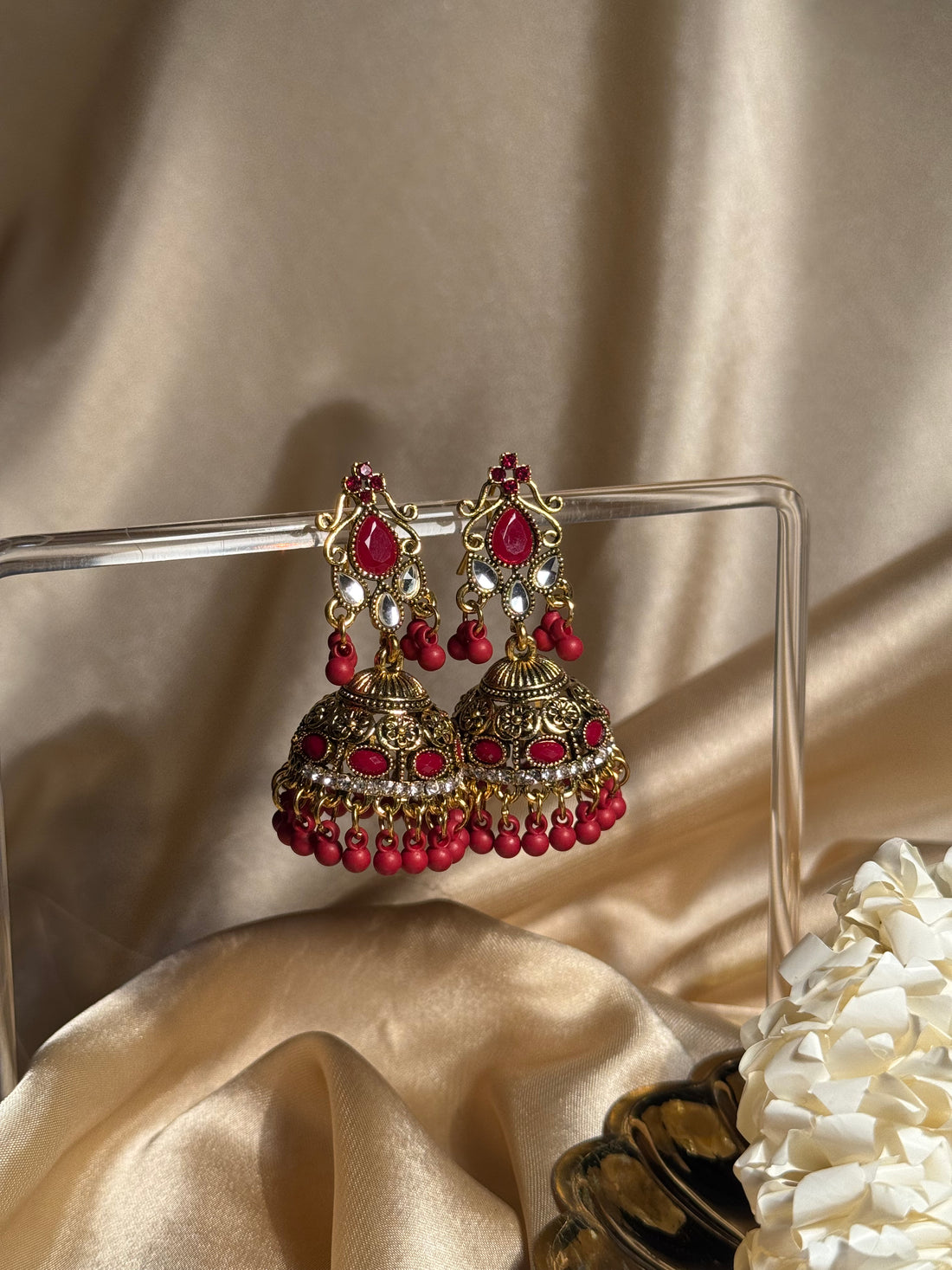 Maroon Earrings for Women