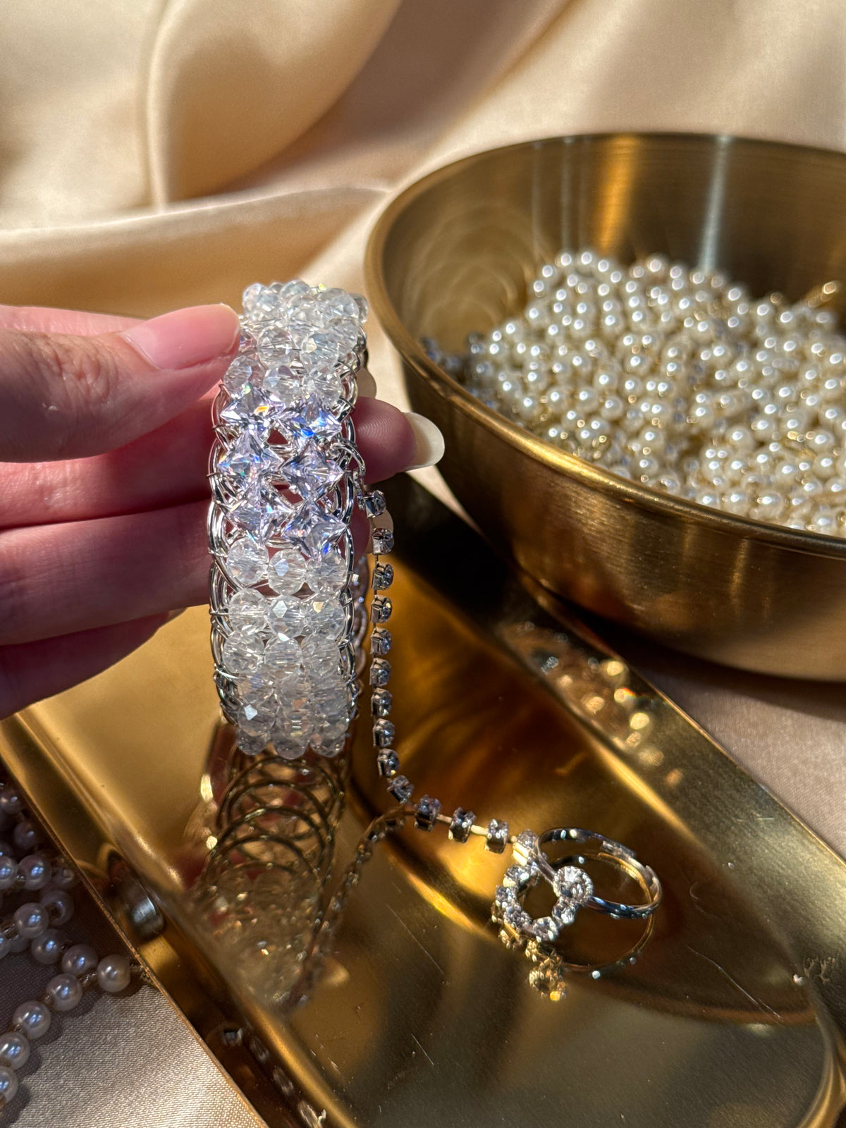 2 in 1 bangle silver (kids collection)