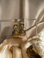 Dadi ki antique jhumkiyan khass collection  multi and gold