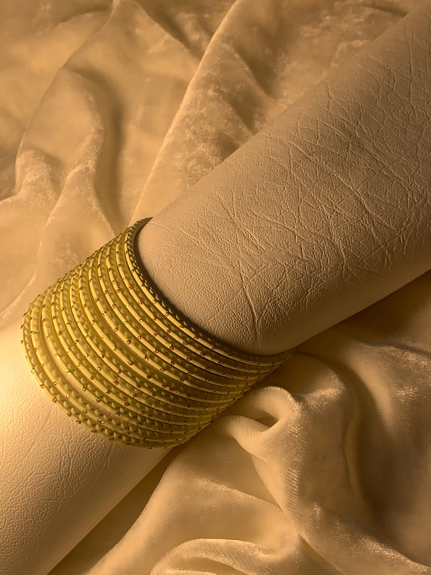 BD-14 Bangles - Light Yellow (12 Pcs)