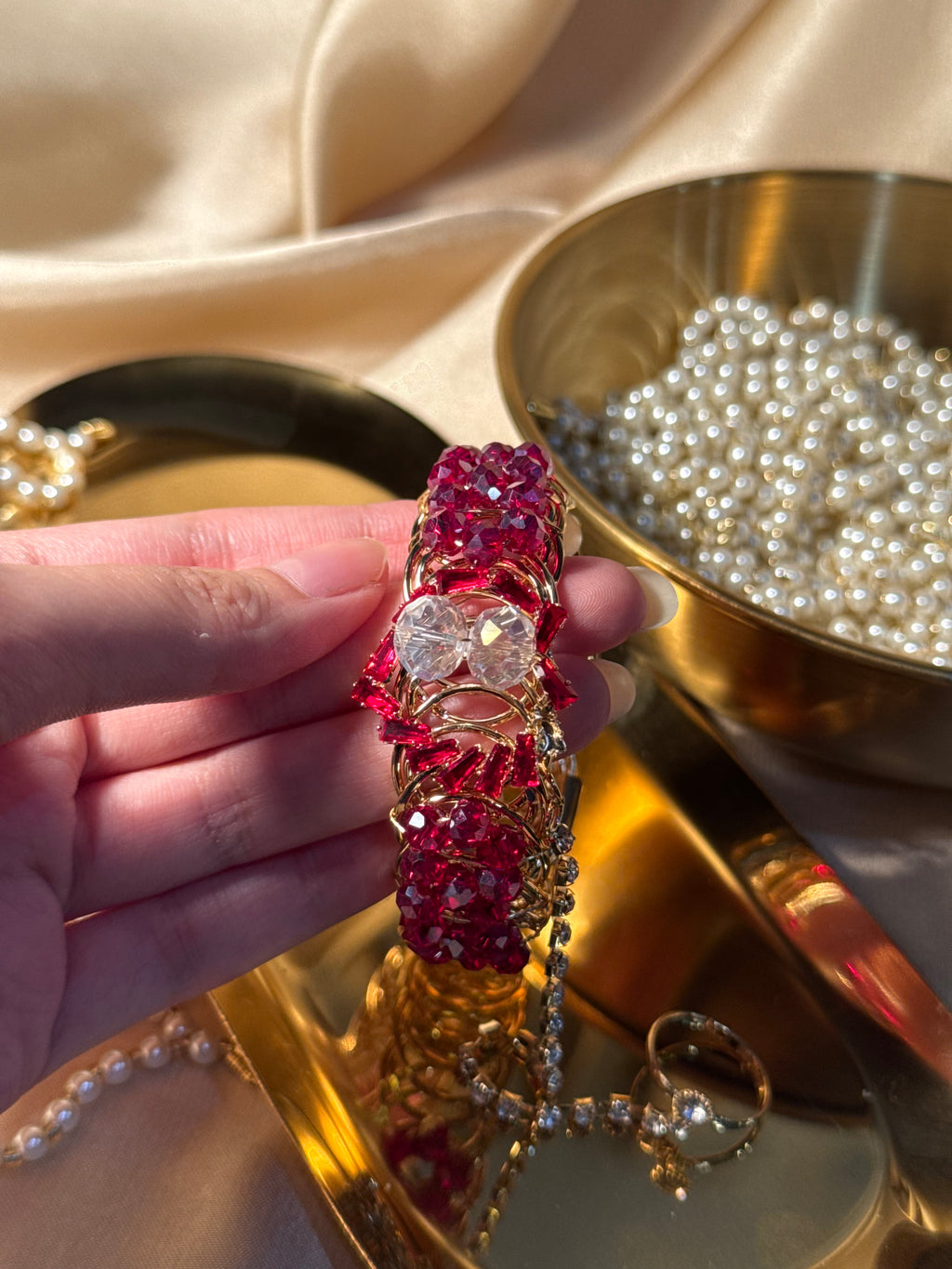 2 in 1 bangle maroon (kids collection)
