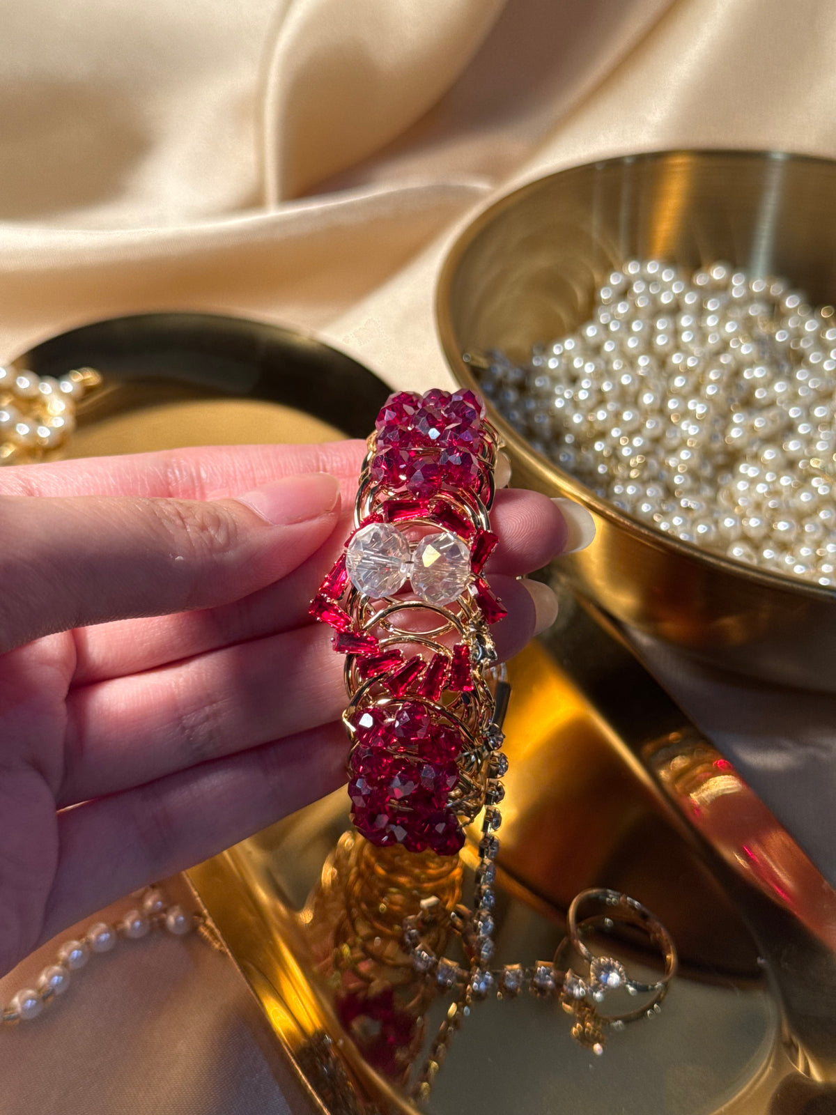 2 in 1 bangle maroon (kids collection)